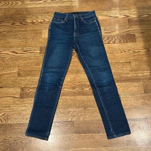 Khaite jeans in a dark wash. I’m excellent condition. - Picture 1 of 5